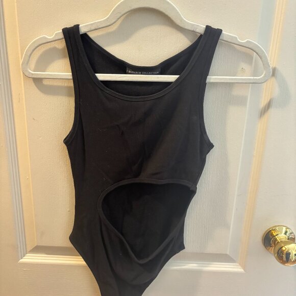 Alphalete Monarch Bodysuit with Cutouts - Black Size S - Picture 2 of 3